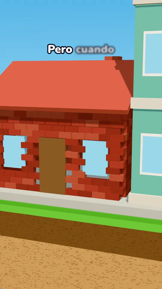 Casa de ladrillo en 3D